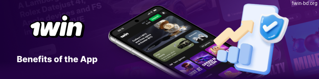 Key benefits of 1Win app for Bangladesh users