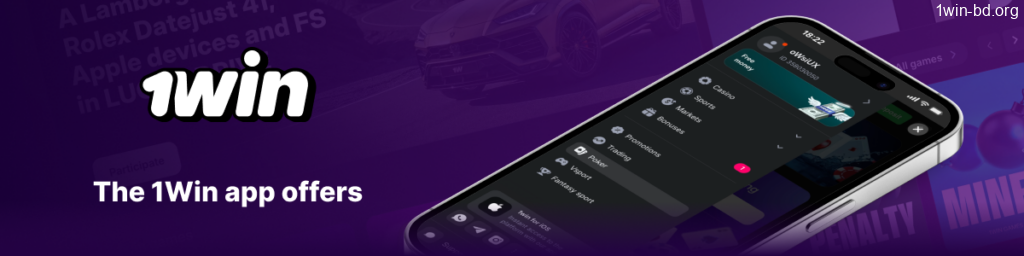 1Win app features and betting options overview