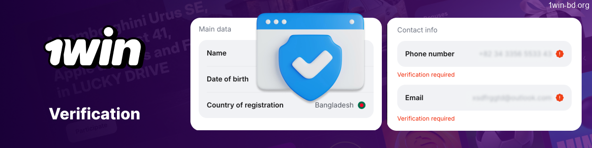 1Win Account Verification